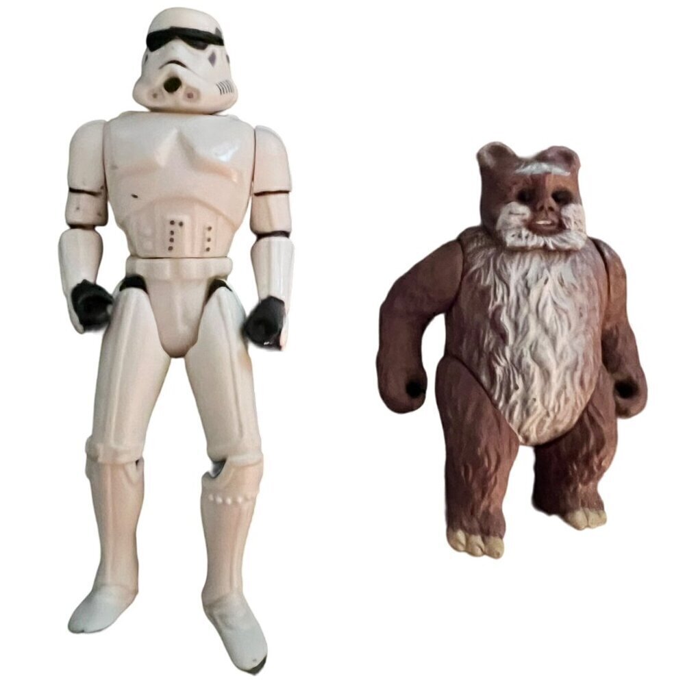 Vintage 1983+ Kenner Star Wars Action Figure Lot LFL Biker Scout Stormtrooper Kl - Picture 4 of 16